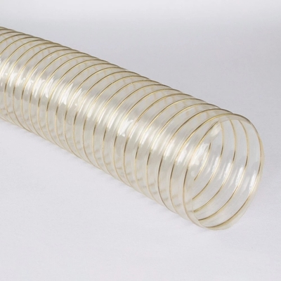 TPU Flexible Hose Fiber Braided Conduit Rubber Braid Transparent Duct Pipe voor het snijden