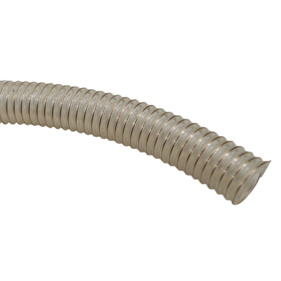 Bronsdraadversterkte TPU-leidingen 0,6 mm Flexible duct hose voor machinebouw